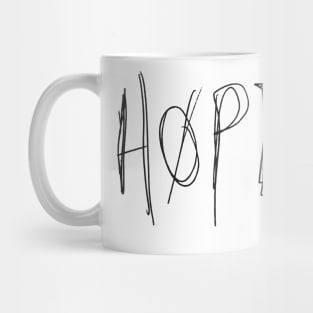 Hope - Alexander Calvert handwriting - black font Mug